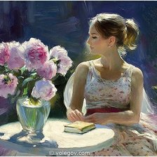 Схема вышивки «акварель. Владимир Волегов»