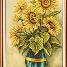 Подсолнухи в вазе