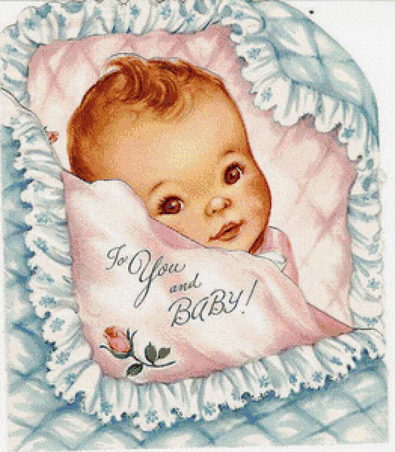 Серия "Наши малыши" - малыш, мультяшки, новорожденный - предпросмотр