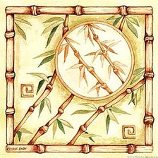 Схема вышивки «подушка "бамбук" 2»