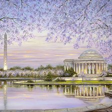 Схема вышивки «весна в вашингтоне»