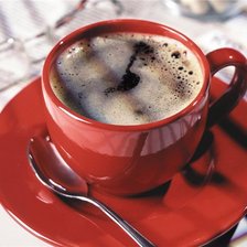 Схема вышивки «кофе»