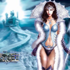 Схема вышивки «снежная королева»