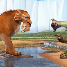 Схема вышивки «Диего и Сид»