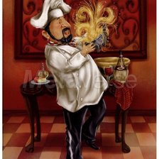 Схема вышивки «повар»