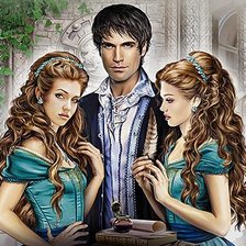 Схема вышивки «Союз троих»