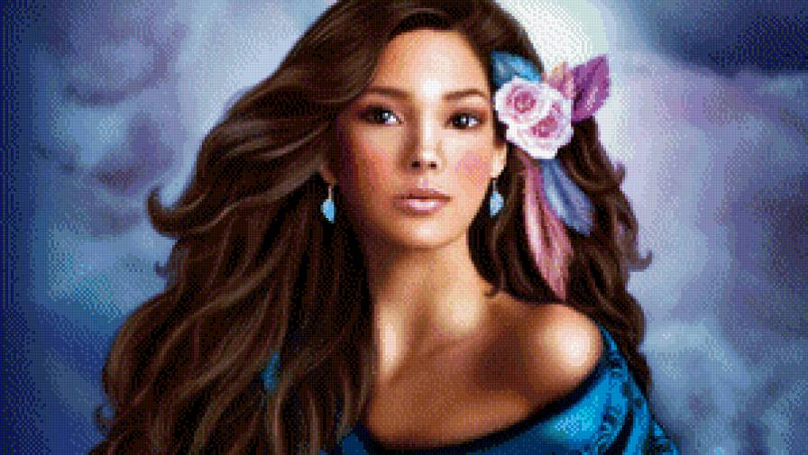 девушка - портрет, девушка - предпросмотр