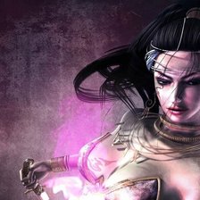 Схема вышивки «девушка»