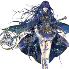 Схема вышивки «фея воительница»