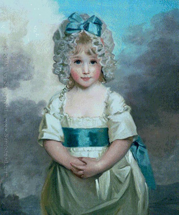 Картины художников "Портрет ребенка" - люди, картина - предпросмотр