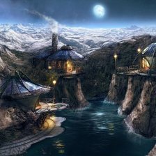 Схема вышивки «мир фентези»