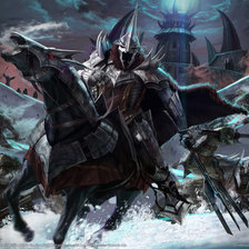 Схема вышивки «рыцарь ночи»