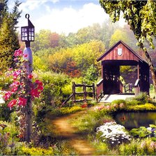 Схема вышивки «в саду»