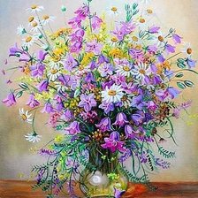 Схема вышивки «Полевые цветы»