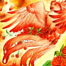 Схема вышивки «жар птица»