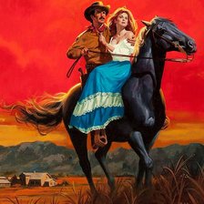 двое на лошаде