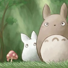 Схема вышивки «Тоторо»