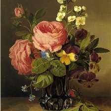 Схема вышивки «букет цветов»