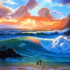 Схема вышивки «единение двоих»