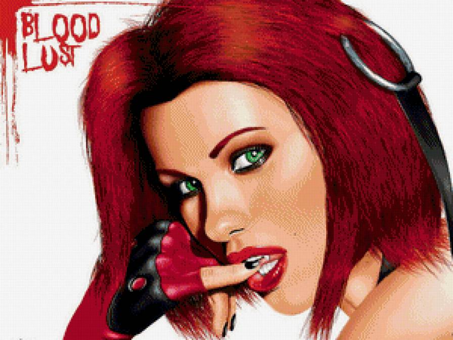 огненная - девушка - предпросмотр