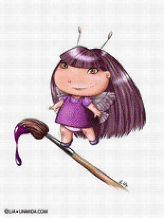 феечка художница - предпросмотр