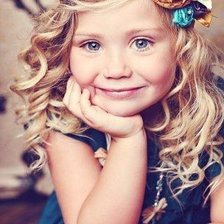 Схема вышивки «милая девочка»