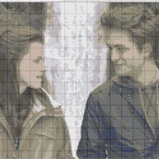 Схема вышивки «Эдвард и Белла»