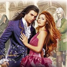 Схема вышивки «Пара фэнтези»