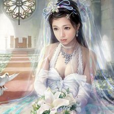 Схема вышивки «Восточная невеста»