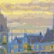 Предпросмотр схемы вышивки «городской пейзаж на закате» (№939242)