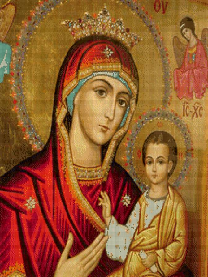 серия "религия" - религия.икона.богородица.исус - предпросмотр