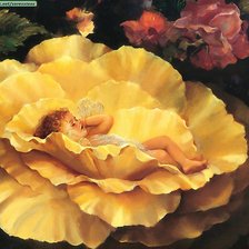 Схема вышивки «Спящее чудо»