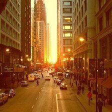 Схема вышивки «Закат»