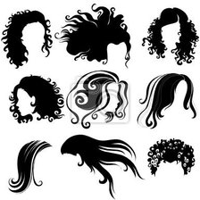 Схема вышивки «Cortes de Cabello sampler»