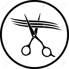 Схема вышивки «simbolo peluquerias»