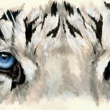 Схема вышивки «взгляд»