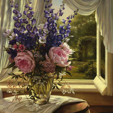 Схема вышивки «букет цветов»