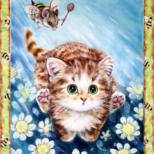 Схема вышивки «бешеная пчелка)»