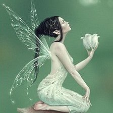 Схема вышивки «фея»