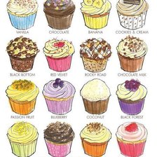 Схема вышивки «Пироженки»