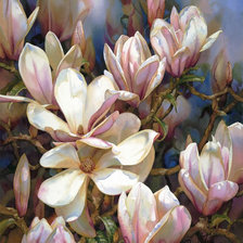 Схема вышивки «Цветы»