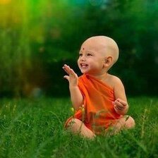 Схема вышивки «Маленький буддист»