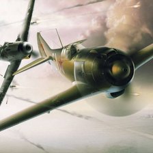 Схема вышивки «ЛА-5»