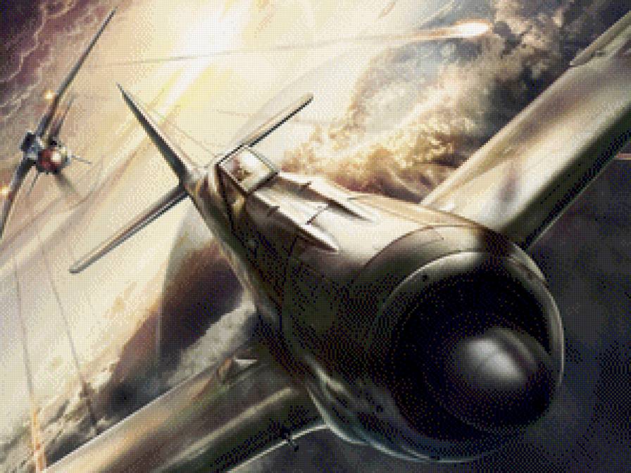 МИГ 3 - самолет, воздушный бой, вов - предпросмотр