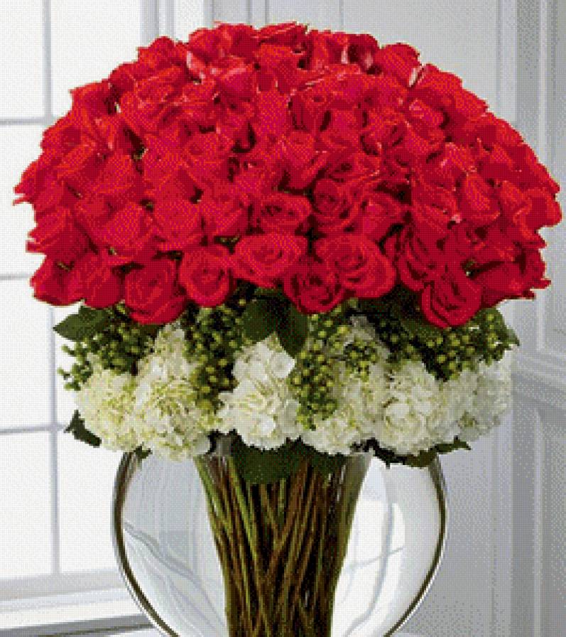 БУКЕТ РОЗ - цветы, розы, букет - предпросмотр