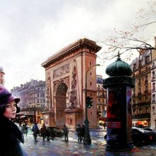 Схема вышивки «дух парижа»