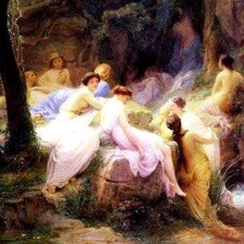 Схема вышивки «Океаниды»