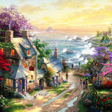 Схема вышивки «У моря»