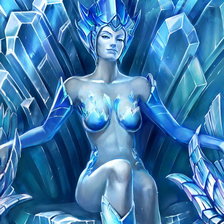 Схема вышивки «снежная королева»