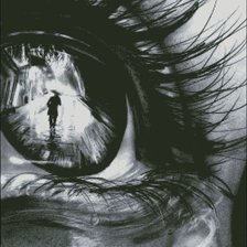 Схема вышивки «глаз»